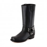 Sancho Abarca 541 Biker Boots Pull Black