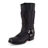 Sancho Abarca Boots 5859 SHOWOFF - Black