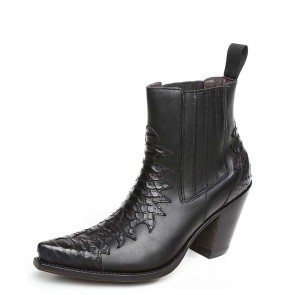 Country Stiefelette Sancho Abarca 9973 Outlow Madrid Negro