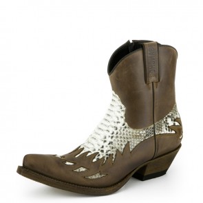 Sancho Abarca Boots 9849 Crazy Saddale / Python Natural