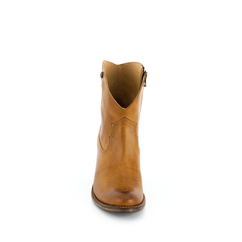 ladies' ankle boot Sancho Abarca 2296 MAYLOW - light brown