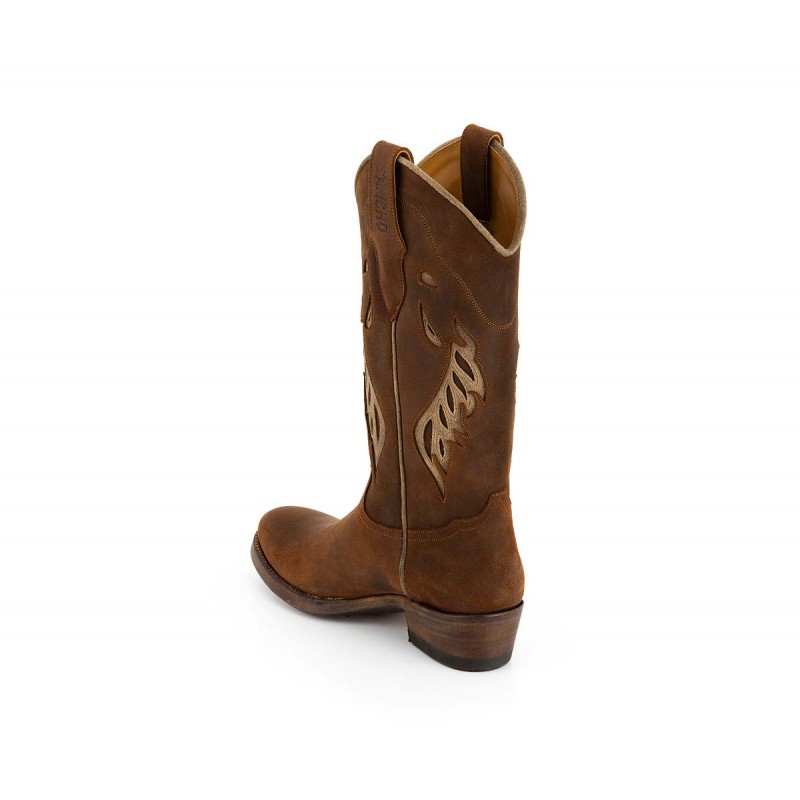 Western boot Gaucho Sancho Abarca 2323 Nubuk brown