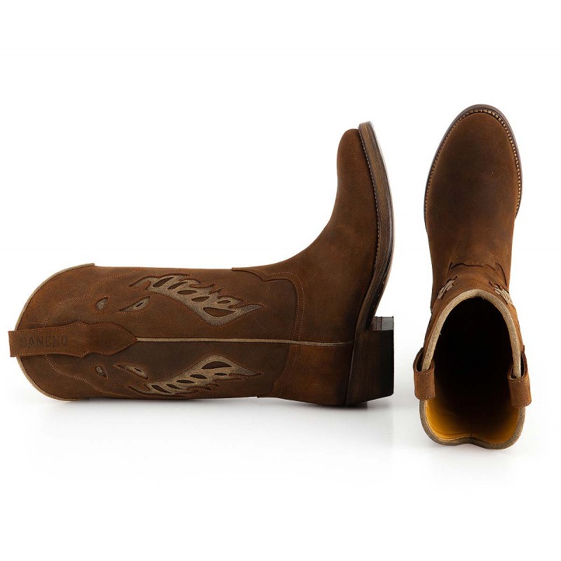 Western boot Gaucho Sancho Abarca 2323 Nubuk brown