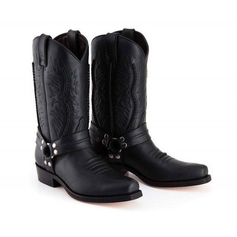 Biker Boot 5122 Sancho Abarca Delirius schwarz