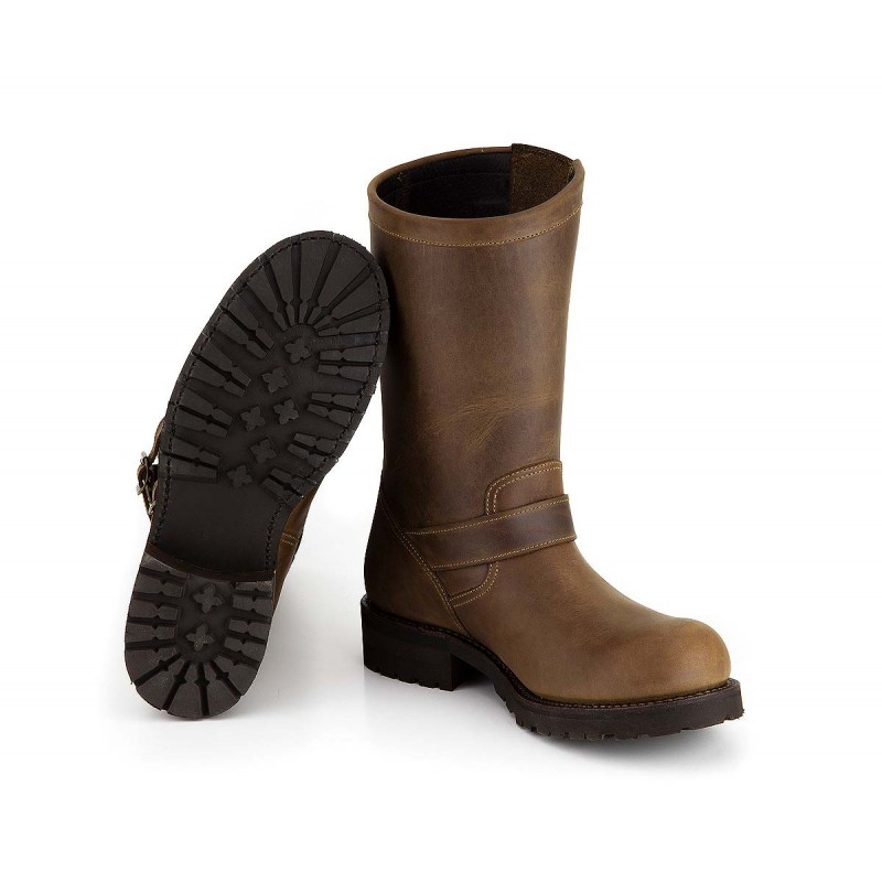 Engineer boot Sancho Abarca crazy saddale braun