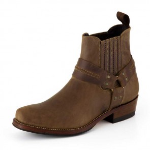 Stiefelette Sancho Abarca 5049-307 - Crazy Old Saddale braun