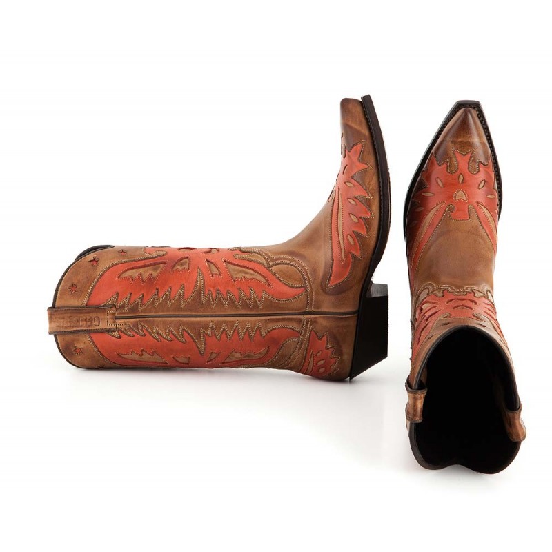 Western Boots Calypso 7806 Sancho Abarca rot