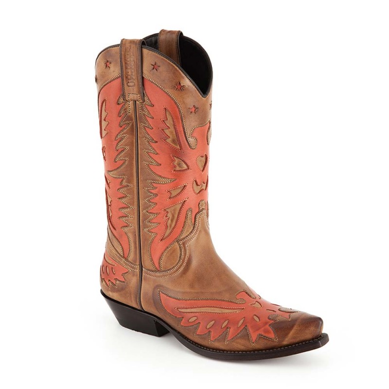 Western Boots Calypso 7806 Sancho Abarca rot