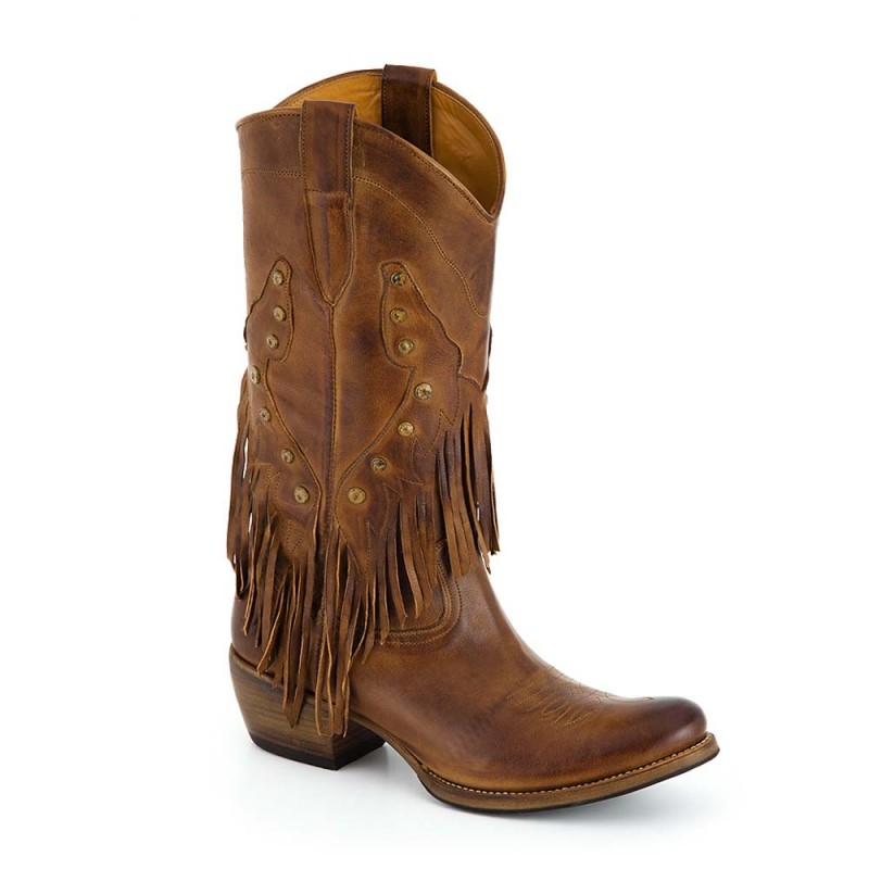 Fransen Westernstiefel Me Too Sancho Abarca 2315 braun