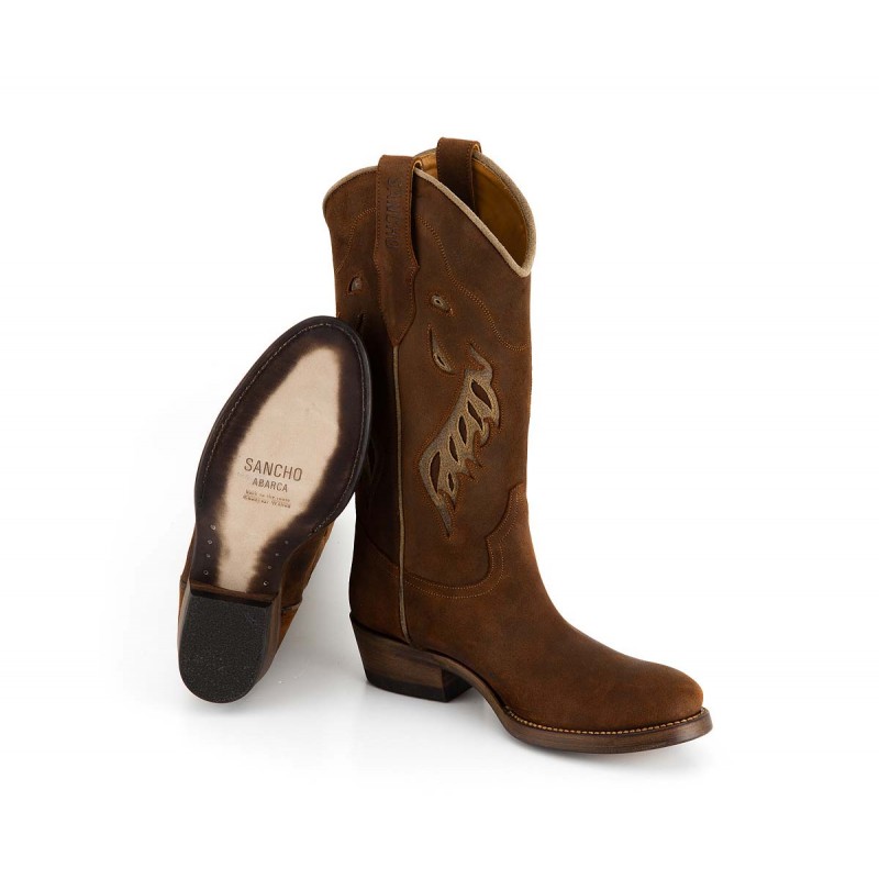 Westerstiefel Gaucho Sancho Abarca 2323 Nubuk braun