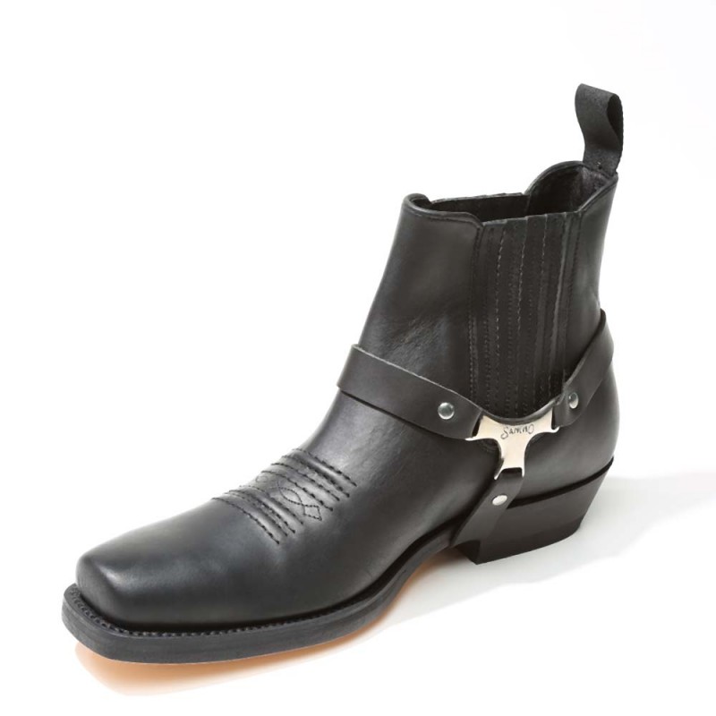 Bikerstiefelette Sancho Abarca 5049-362 schwarz