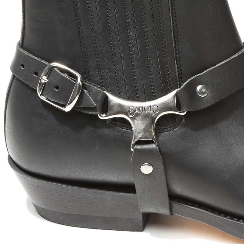 Bikerstiefelette Sancho Abarca 5049-362 schwarz