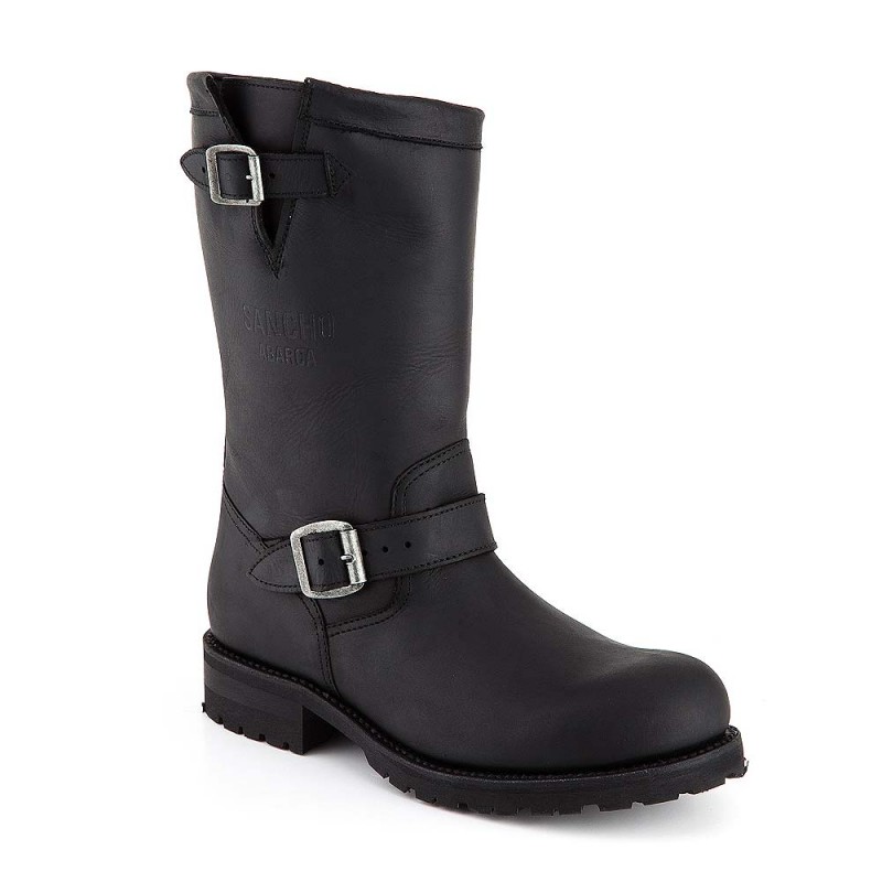 Engineer Boots Sancho Abarca 5859 Crazy negro. schwarz