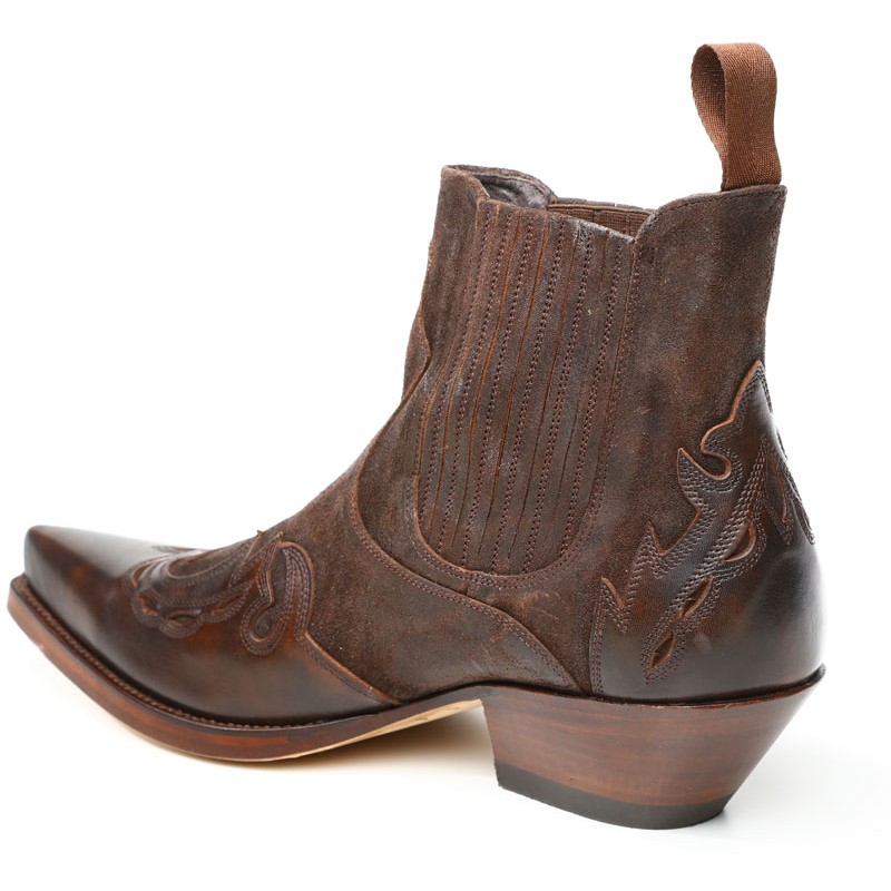 Western Stiefelette Sancho Abarca Boots 6152 old Machado braun