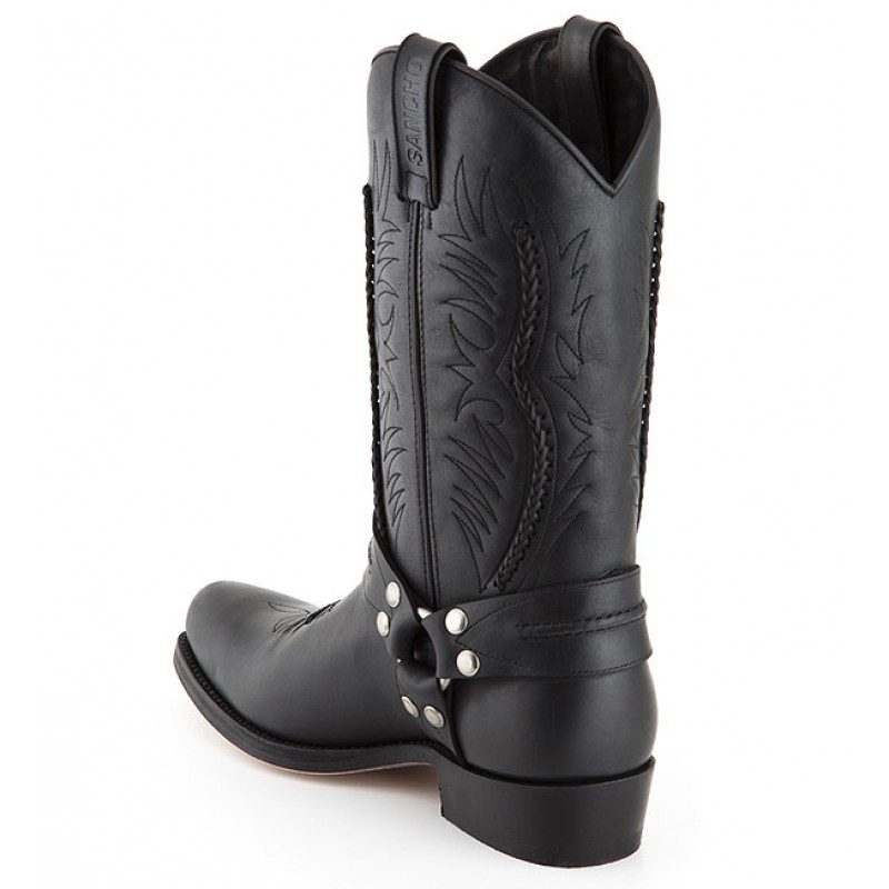 Biker Boot 5122 Sancho Abarca Delirius schwarz